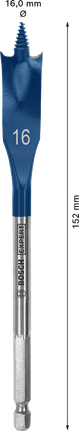 Mata Bor Spade EXPERT Self Cut Speed 16 x 152 mm Mata Bor Spade EXPERT Self Cut Speed 16 x 152 mm