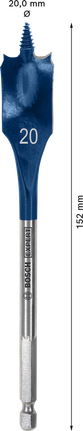Mata Bor Spade EXPERT Self Cut Speed 20 x 152 mm Mata Bor Spade EXPERT Self Cut Speed 20 x 152 mm