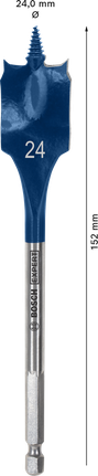 Mata Bor Spade EXPERT Self Cut Speed 24 x 152 mm Mata Bor Spade EXPERT Self Cut Speed 24 x 152 mm