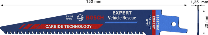 S957CHM EXPERT Vehicle Rescue Mata gergaji karbida Bosch EXPERT Vehicle Rescue S 957 CHM.