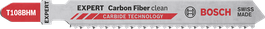 Bilah Gergaji Jigsaw T108BHM EXPERT Carbon Fiber clean