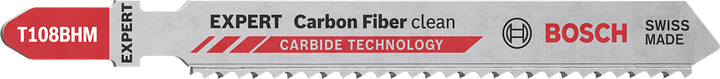 T108BHM EXPERT Carbon Fiber clean Mata gergaji ukir karbida Bosch EXPERT Carbon Fibre Clean T108BHM.