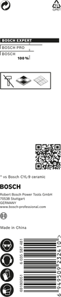 Mata Bor Keramik Keras Bosch EXPERT HEX-9 5 x 90 mm.