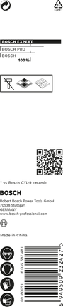 Mata Bor Keramik Keras Bosch EXPERT HEX-9 6x90 mm.