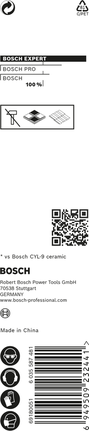 Mata Bor Keramik Keras Bosch EXPERT HEX-9 8x90 mm.