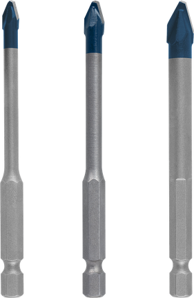 Set Mata Bor Bosch EXPERT Keramik Keras HEX-9 3 pcs.