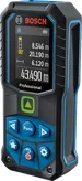Pengukur laser Bosch GLM 50-23 G dengan tampilan digital.