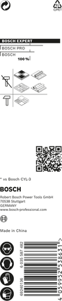 Mata bor Bosch EXPERT HEX-9 MultiConstruction 4 x 45 x 90 mm.