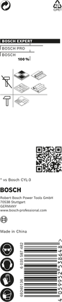 Mata bor Bosch EXPERT HEX-9 MultiConstruction 5 x 50 x 100 mm.