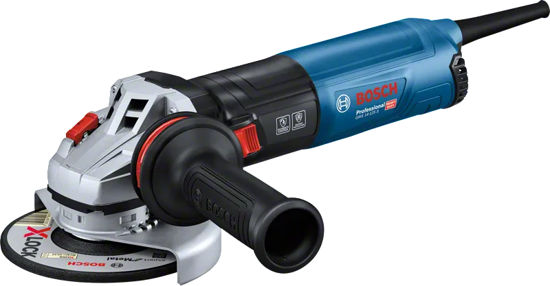 Penggiling sudut Bosch GWS 14-125 S dengan sistem X-LOCK.