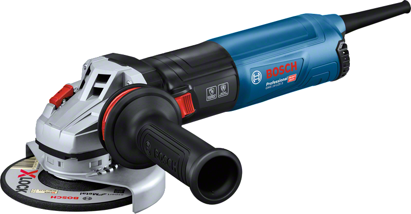 Penggiling sudut Bosch GWS 14-125 S dengan sistem X-LOCK.