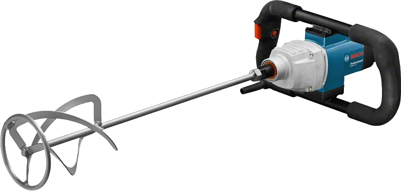 Mixer dayung Bosch GRW 12 E untuk mencampur bahan.