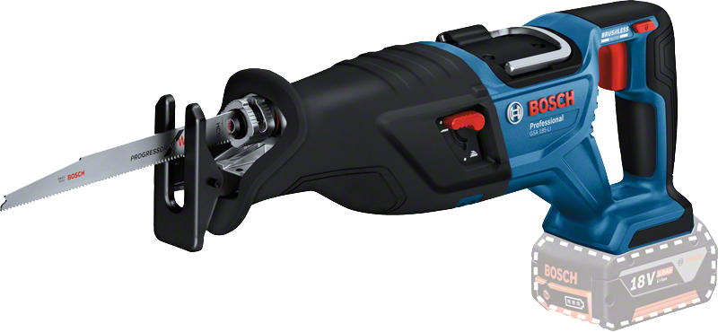 Gergaji bolak-balik tanpa kabel Bosch GSA 185-LI.