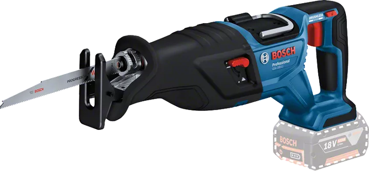 GSA 185-LI Gergaji bolak-balik nirkabel Bosch GSA 18V-LI untuk memotong.
