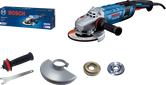 Penggiling sudut Bosch GWS 30 dengan motor 2800W dan aksesori.