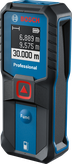 Alat ukur laser Bosch GLM 30-23 dengan tampilan digital.