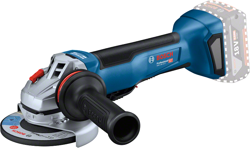 Penggiling sudut tanpa kabel Bosch GWS 18V-10 P.