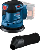 Mesin pengamplas orbit acak Bosch GEX 185-LI dengan penyaring debu.