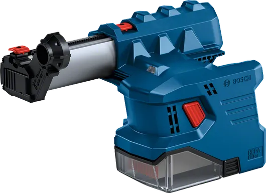 Penghisap debu Bosch GDE 18V-12 dengan filter HEPA.