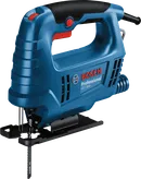 Gergaji ukir Bosch GST 680 untuk pemotongan lengkung yang presisi.