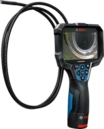 Kamera inspeksi Bosch GIC 12V-5-27 C dengan layar 5 inci.