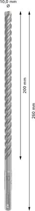 Mata Bor Hammer PRO SDS plus-5X, 10 x 200 x 260 mm Mata Bor Hammer PRO SDS plus-5X, 10 x 200 x 260 mm