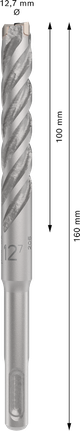 Mata Bor Hammer PRO SDS plus-5X, 12,7 x 100 x 160 mm Mata Bor Hammer PRO SDS plus-5X, 12,7 x 100 x 160 mm