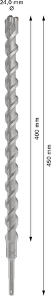 Mata Bor Hammer PRO SDS plus-5X, 24 x 400 x 450 mm Mata Bor Hammer PRO SDS plus-5X, 24 x 400 x 450 mm