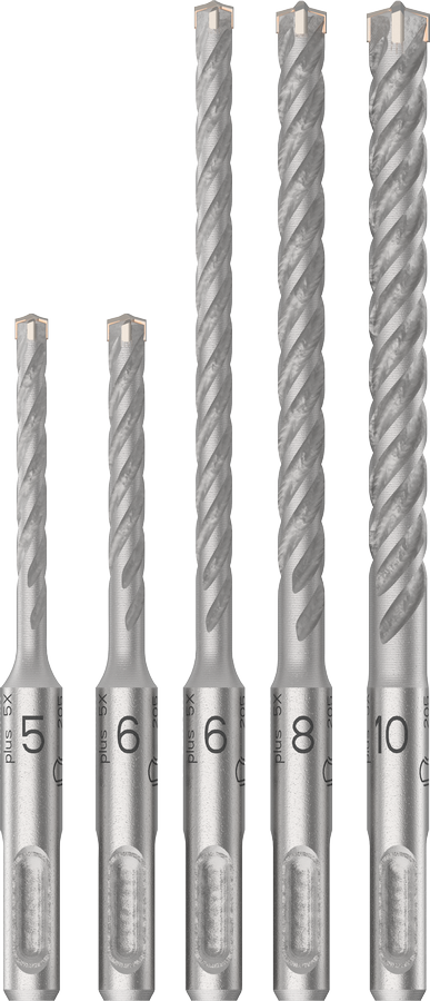 Set Mata Bor Palu Bosch PRO SDS plus-5X 5 buah.