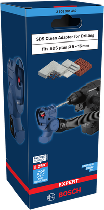 Adaptor EXPERT SDS Clean untuk Pengeboran