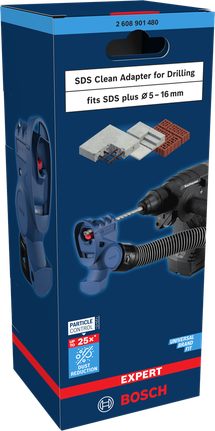 Adaptor Bosch SDS Clean untuk pengeboran.