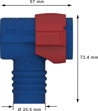 Konektor Bosch EXPERT SDS Clean plus untuk bor palu.