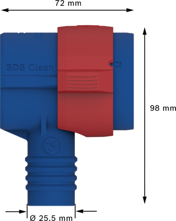 Konektor Bosch EXPERT SDS Clean max untuk bor palu.
