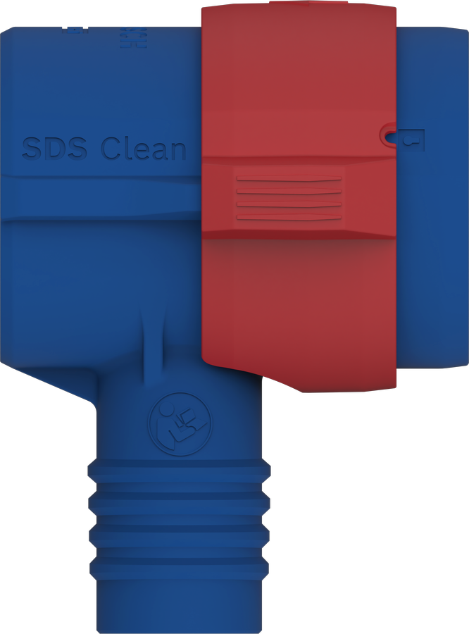 Konektor Bosch EXPERT SDS Clean max untuk pengendalian debu bor palu.