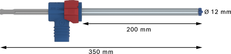 Mata bor palu Bosch EXPERT SDS Clean plus-8X 12mm 350mm.
