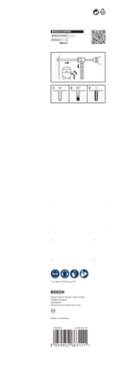 Set mata bor palu Bosch EXPERT SDS Clean plus-8X 18 x 400 x 550.