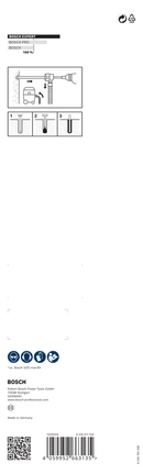 Mata bor palu Bosch SDS Clean max-8X 20×400×650 set.