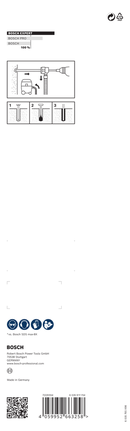 Set mata bor palu Bosch EXPERT SDS Clean max-8X 24 x 400 x 650.