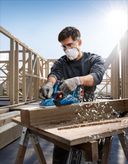 Alat serut kayu nirkabel Bosch GHO 185-LI.