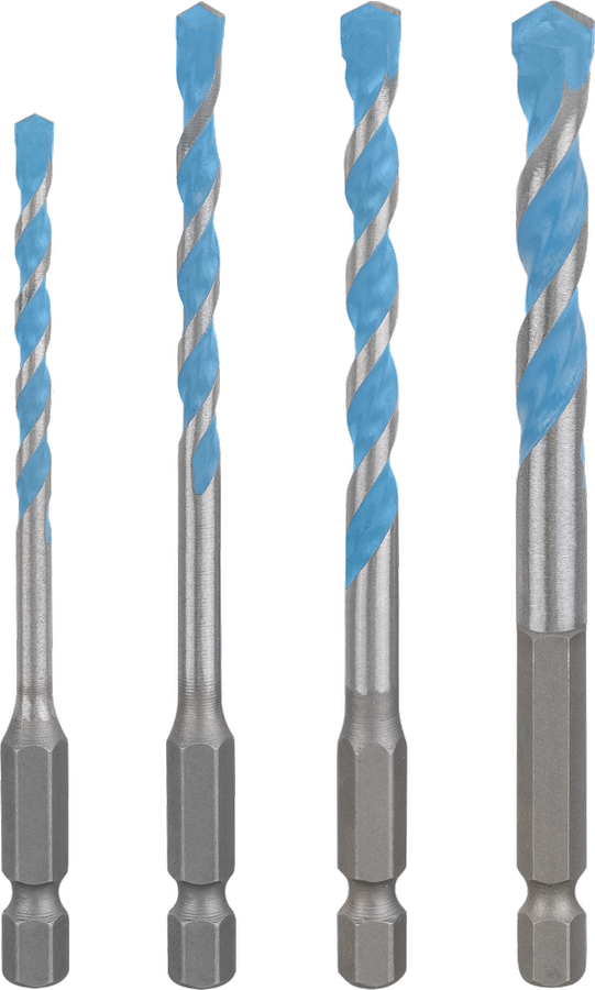 Set Mata Bor Konstruksi Multi Bosch EXPERT HEX-9, 4 pcs.