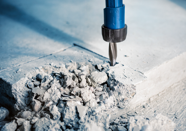Adaptor Pahat Datar Bosch EXPERT SDS max untuk beton.
