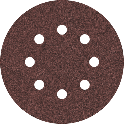 Cakram pengamplas Bosch PRO E466 125mm 8 lubang grit 180.
