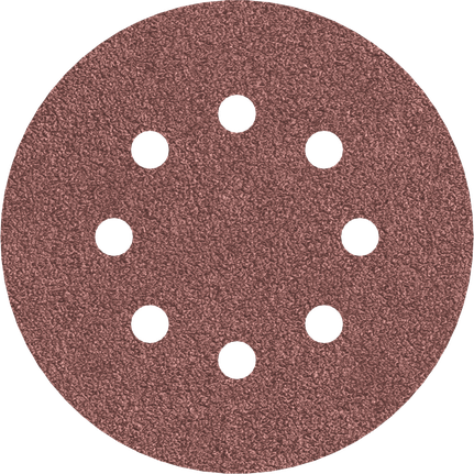 Cakram pengamplas Bosch PRO E466 125mm G60 dengan 8 lubang.