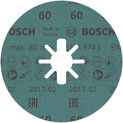 Object #200425270: 2608619185_bo_pro_u_b_1 Cakram Serat Bosch PRO R780 X-Lock 125 mm grit 60.