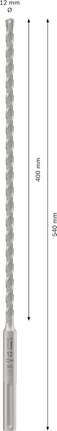Mata Bor Hammer PRO SDS max-4, 12 x 400 x 540 mm Mata Bor Palu Bosch PRO SDS max-4 12x400x540 mm.