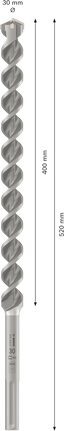 Mata Bor Hammer PRO SDS max-4, 30 x 400 x 520 mm Mata Bor Palu Bosch PRO SDS max-4 30x400x520 mm.