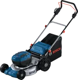 Mesin pemotong rumput nirkabel Bosch GRA 18V2-46 dengan motor tanpa sikat.