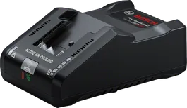 Pengisi daya Bosch GAL 18V-160 dengan pendingin udara aktif.