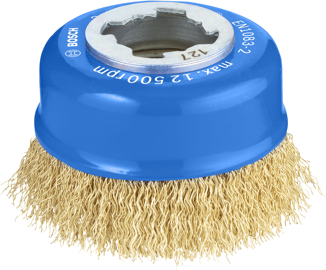 Sikat Pembersih Logam Bosch PRO 75mm X-LOCK.