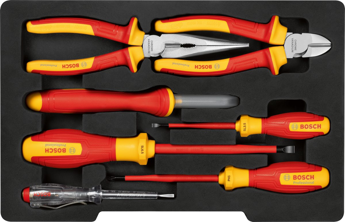 Set Perkakas Tangan Gabungan, 7 buah Profesional